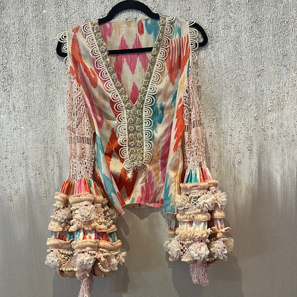 Multicolor Bohemian Women's Top